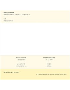 Dentífrico pro - junior 6 a 12 años 75 ml 2