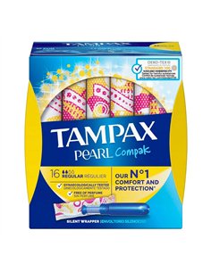 Tampon pearl regular 16 uds