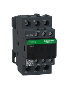 SCHNEIDER 38A 3-poliger Schütz 110VAC 50/60Hz mit 1Ö und 1Ö.