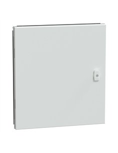 PrismaSeT IP55 Tür, 11 Module, Höhe 650 mm, Breite 600 mm, behandelter Stahl.