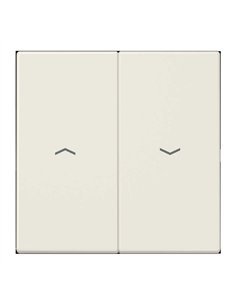 Double key for switch or shutter button IVORY JUNG LS 995 P