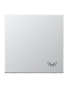 Push button with light symbol ALUMINUM JUNG AL 2990 L