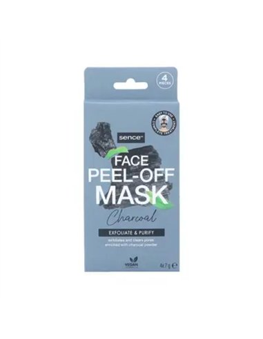 Charcoal pore cleansing strips, 6 units