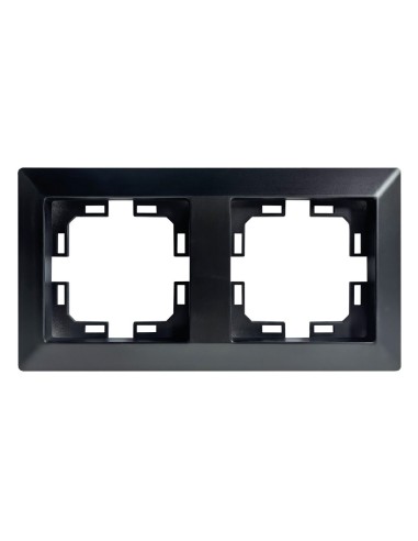Embellecedor doble Gamma Negro 