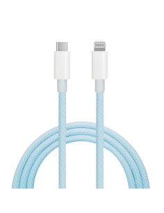 Cable USB Tipo C a conector Lightning nylon trenzado 1,5M 