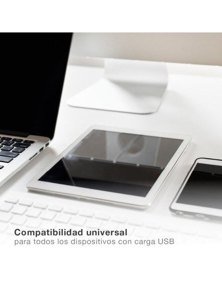 Cable USB Tipo C a USB Tipo C nylon trenzado 1,5M 