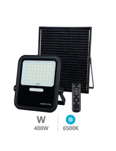 Proyector solar LED Miloha 400W 6500K IP65 Negro
