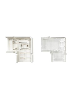 Pack 5 conectores planos forma L para unir tiras LED 12mm 