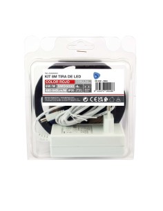 Kit 8M Tira de LED 6W/M IP20 Rojo preparado