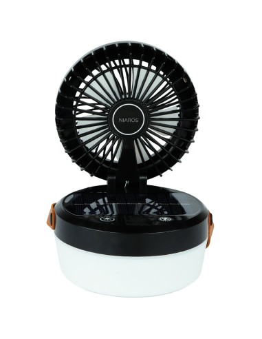 Mini ventilador solar Atabey con luz