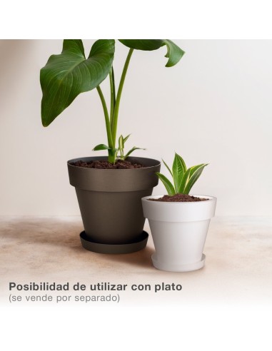 Maceta Tes Ø320mm Gris antracita