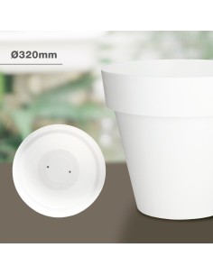 Maceta Tes Ø320mm Blanco 2