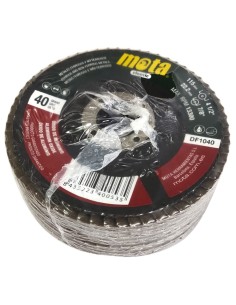 Pack 10 discos de lija 115mm grano de 40 2