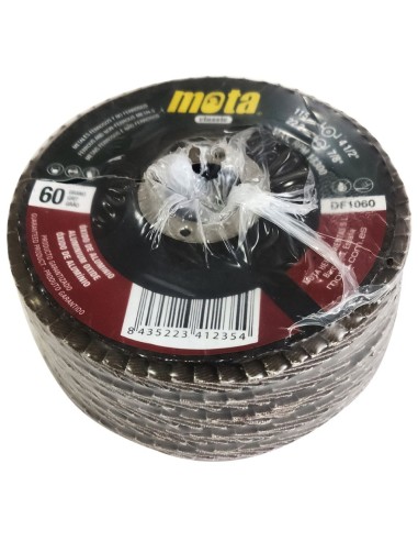 Pack 10 discos de lija 115mm grano de 60