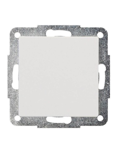 Tapa ciega empotrable Gamma Blanco