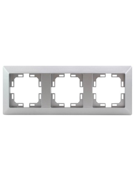 Embellecedor triple Gamma Plata mate