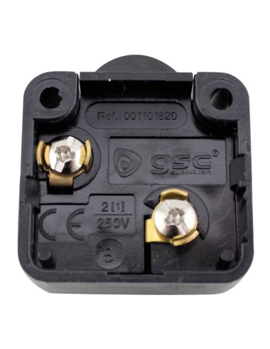 Interruptor para armarios 2A Negro