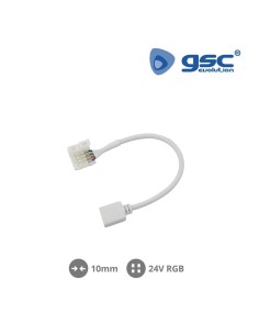 Conector macho/hembra a conector rápido tira LED 24V RGB 2