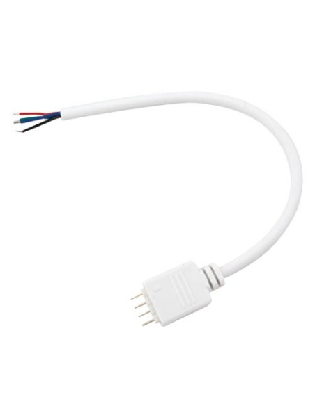 Conector macho a controlador tira LED 24V RGB