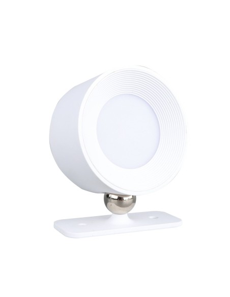 Aplique pared LED Kiraz 3000-4000-6500K recargable USB Blanco 