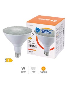 Bombilla LED PAR38 18W E27 3000K IP65 2