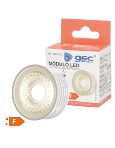 Módulo LED plano Serie Lúbia para focos y aros empotrables 60º 6,5W 6000K 2