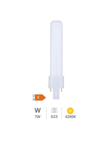 Bombilla LED PL 7W G23 4200K