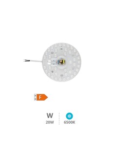 Placa LED con imán para plafones 20W 6500K