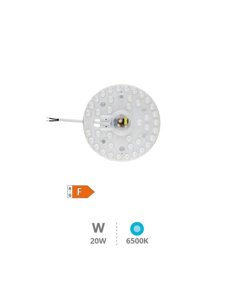Placa LED con imán para plafones 20W 6500K