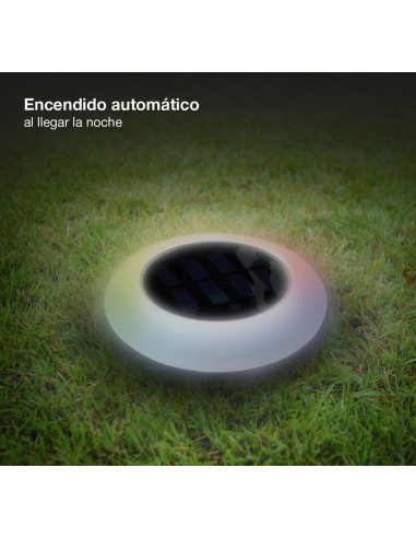Pack 2 estacas solares LED Volobe RGB IP44