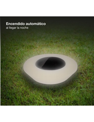 Pack 4 estacas solares LED Ivato 3000K IP44