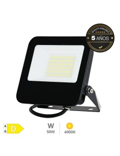 Proyector aluminio LED Serie Liwale 50W 4000K IP65 Negro - Pro Line
