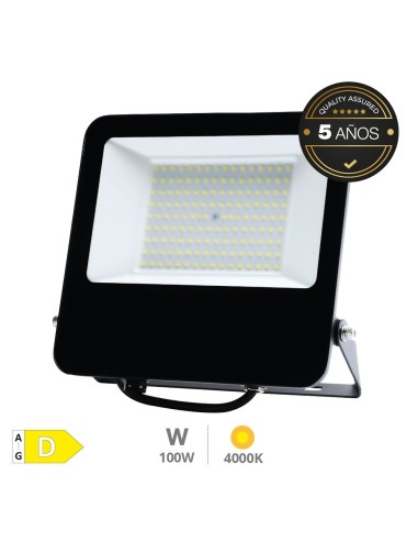 Proyector aluminio LED Serie Liwale 100W 4000K IP65 Negro - Pro Line