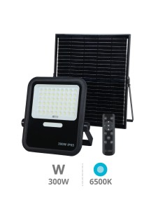 Proyector solar LED Miloha 300W 6500K IP65 Negro