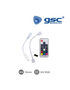 Controlador + Clip 4 pins para tira LED RGB 2