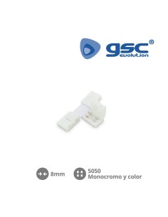 Clip en forma de T 8mm SMD2835