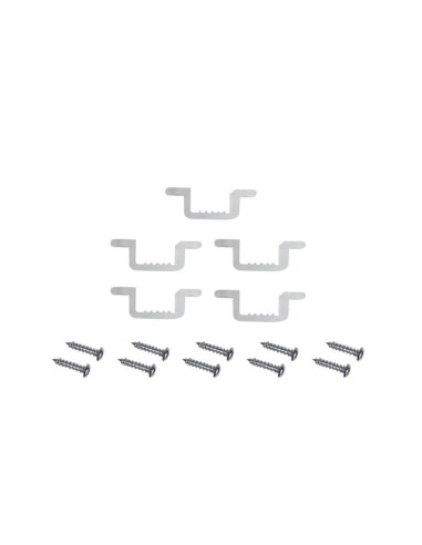 Kit 5u clips 14mm para tira LED