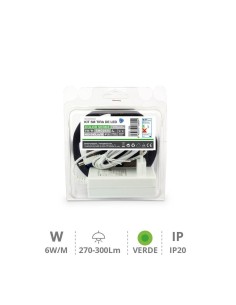Kit 5M Tira de LED 6W/M IP20 Verde preparado 2
