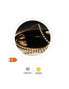 Rollo 10M tira LED zig-zag 10W/M 4000K 24V