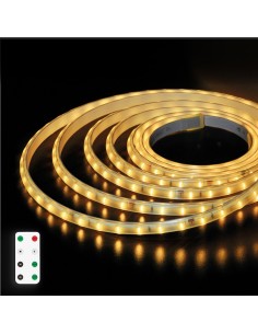 Kit 10M tira LED solar 0.2W/M 2700K