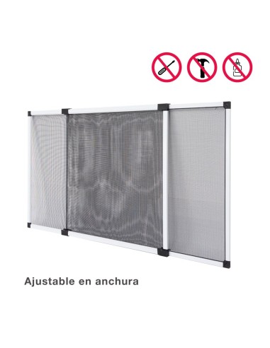 Mosquitera extensible para ventanas 50x70cm