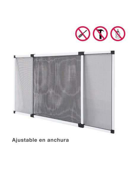 Mosquitera extensible para ventanas 50x70cm