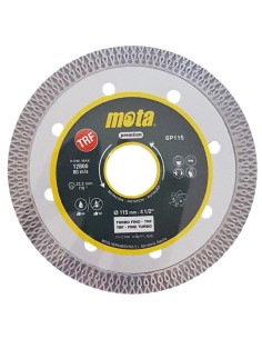 Disco de diamante corte en seco y húmedo 115mm