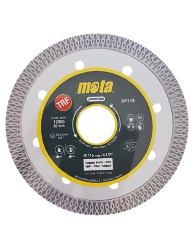 Disco de diamante corte en seco y húmedo 115mm