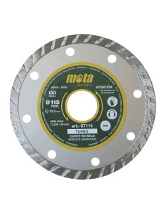 Disco de diamante corte en seco 115mm