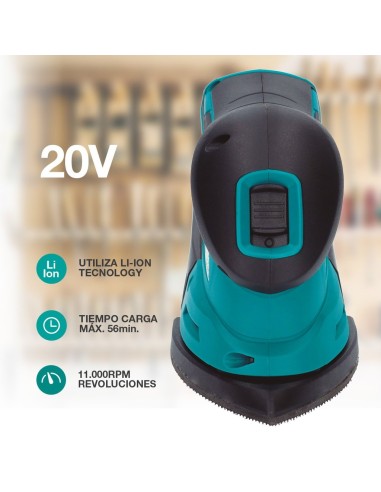 Lijadora inalámbrica 20V