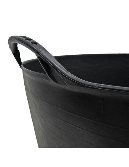 Capazo Plastico Negro Numero 4 55 Litros