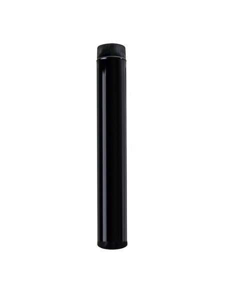 Wolfpack Tubo de Estufa Acero Vitrificado Negro Ø 100 mm. Ideal Estufas de Leña, Chimenea, Alta resistencia, Color Negro