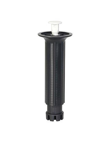 Pata Regulable Fija 13 / 20 cm. Negro