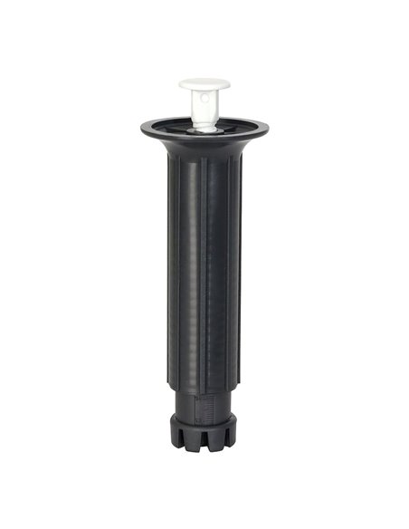 Pata Regulable Fija 13 / 20 cm. Negro